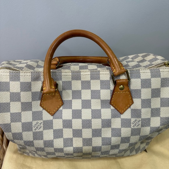 Louis Vuitton Damien Azur speedy 30 - Picture 2 of 15